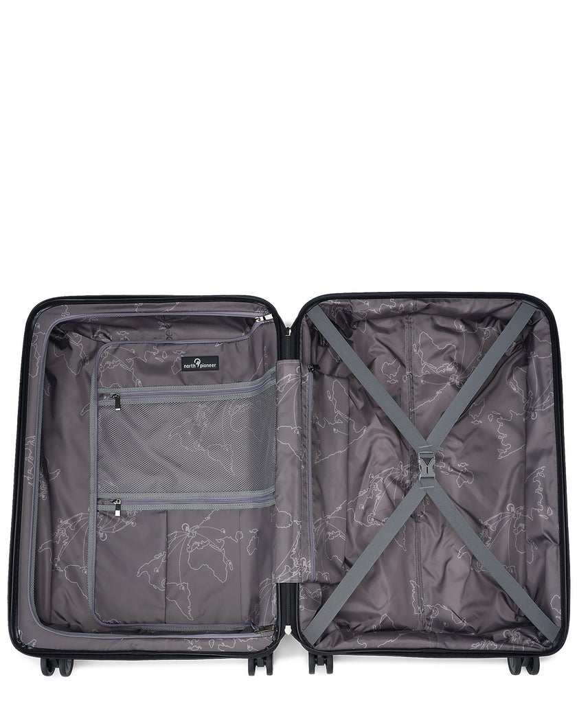 North Pioneer Svart Resväska
