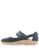 Rieker Blå Ballerina