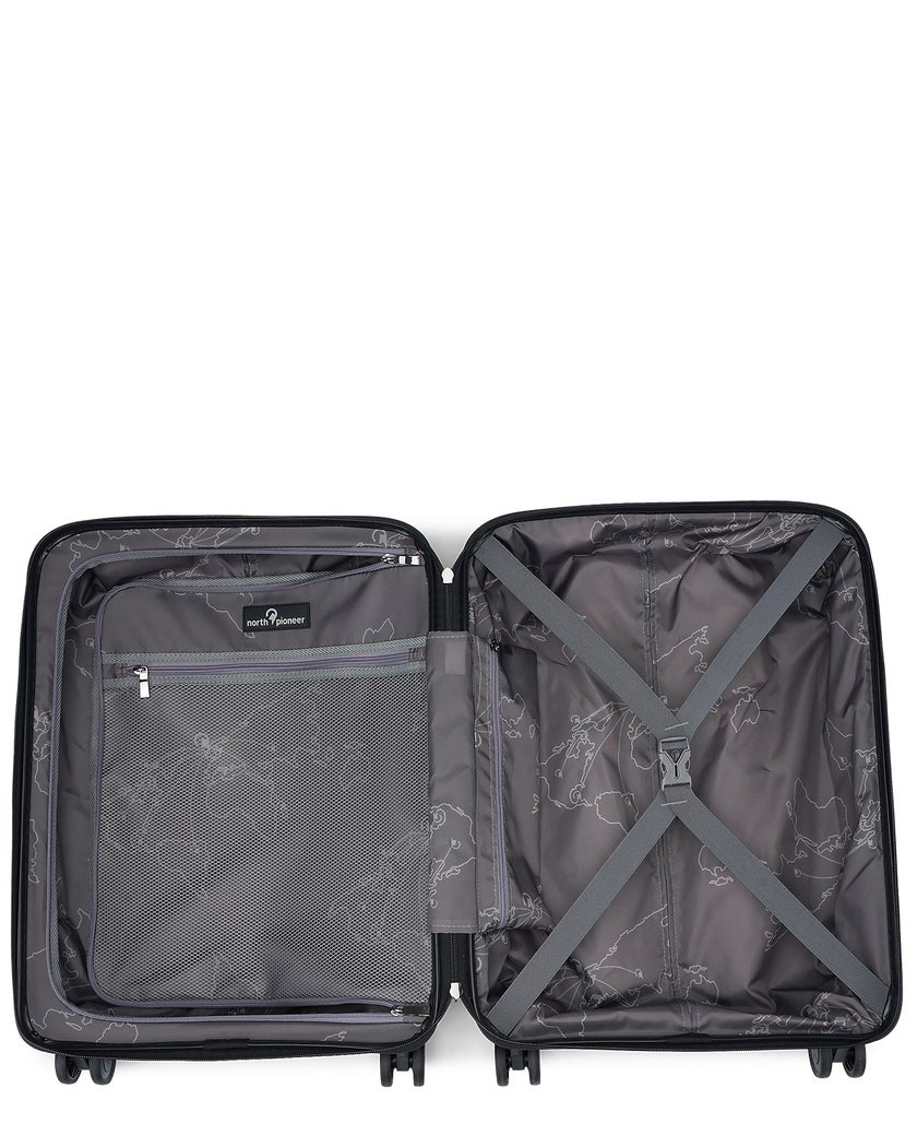 North Pioneer Svart Resväska