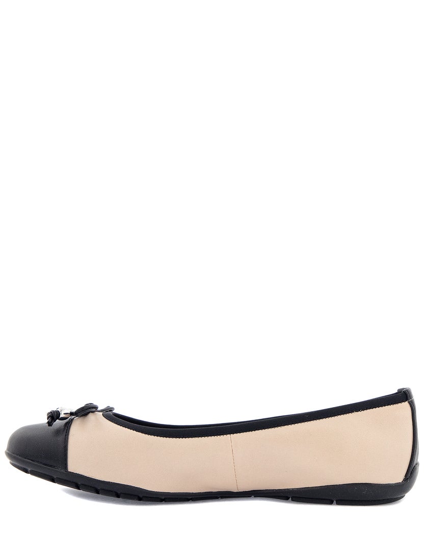 Caprice Beige Ballerina