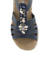 Rieker Blå Sandalett