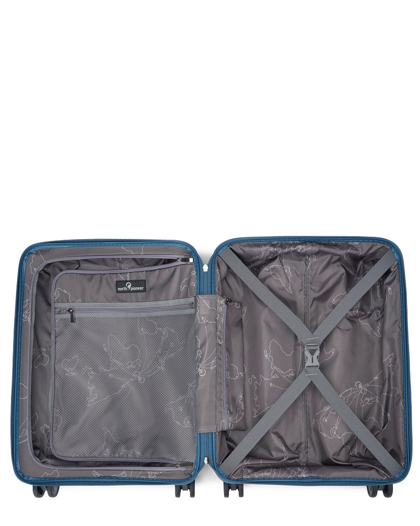 North Pioneer Blå Resväska