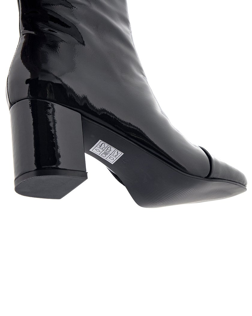 Foot News Svart Stövlett