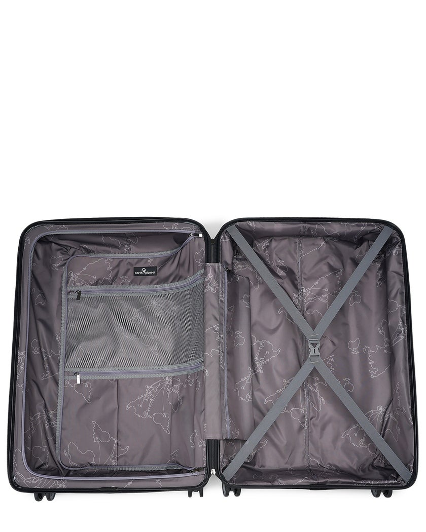 North Pioneer Svart Resväska