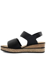 Rieker Svart Sandalett