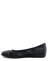 Caprice Svart Ballerinasko