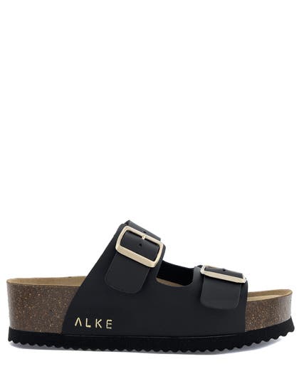 ALKE Svart Sandal