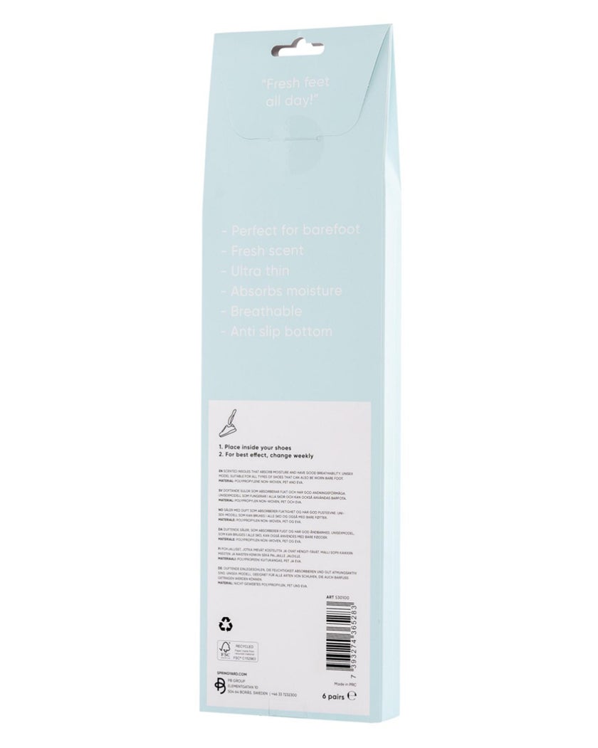 Deo Scent Insole 6-pack