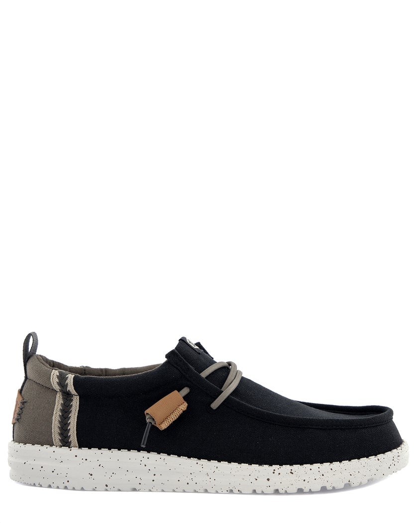 Hey Dude Svart Tygsko