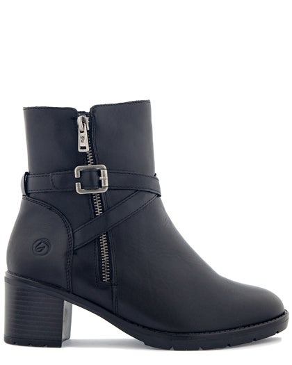 Remonte Svart Stövlett