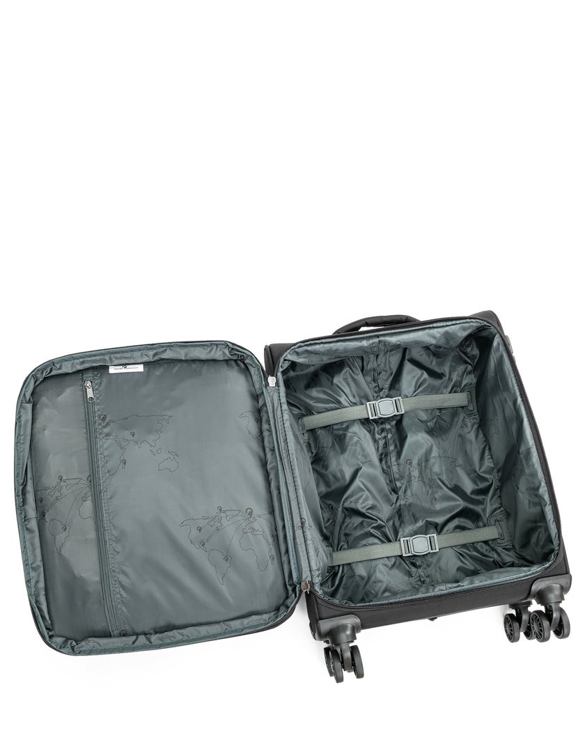 North Pioneer Svart Resväska