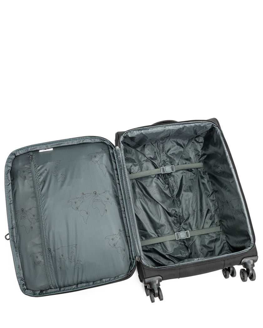 North Pioneer Svart Resväska