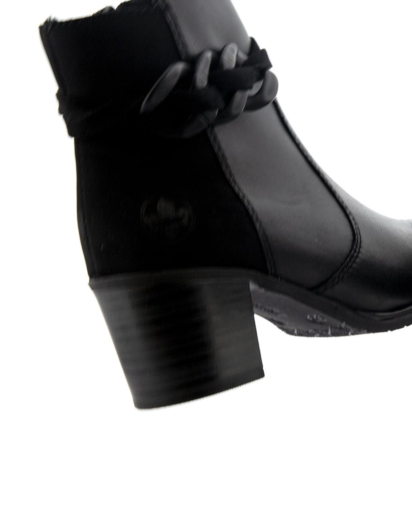 Rieker Svart Stövlett