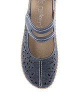Rieker Blå Ballerina