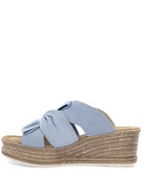 Rieker Blå Sandalett