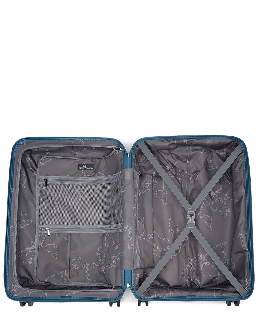 North Pioneer Blå Resväska