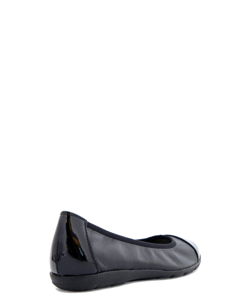 Caprice Svart Ballerinasko