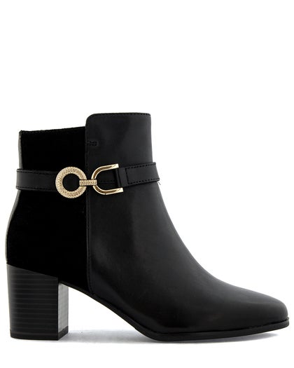 Caprice Svart Stövlett