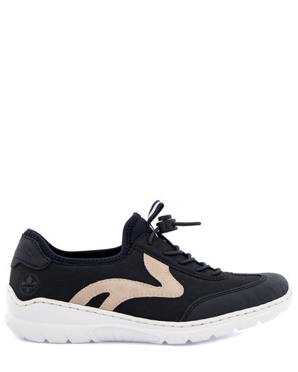 Rieker Blå Promenadsko