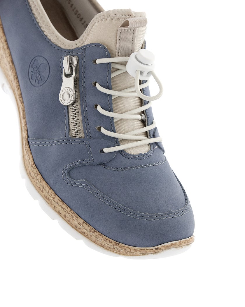 Rieker Blå Promenadsko