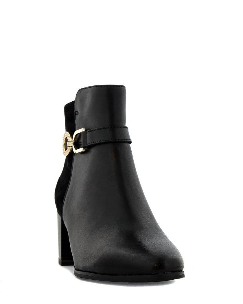 Caprice Svart Stövlett